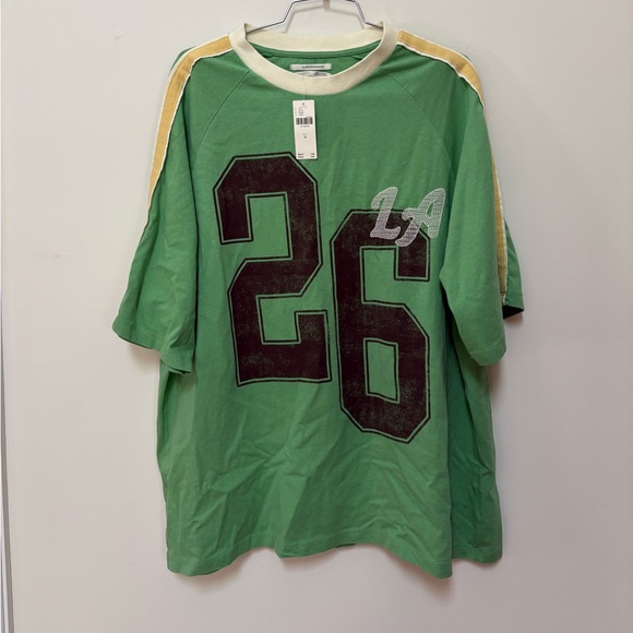 NWT By Anthropologie Oversized Sporty Tee Size Medium - Picture 4 of 14